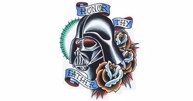 tatouage-dark-vador-roses