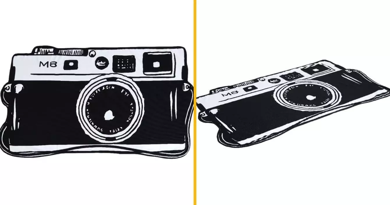 serviette-plage-appareil-photo