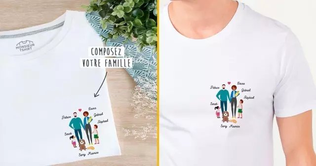 t-shirt-personnaliser-famille