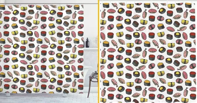 rideau-de-douche-sushi