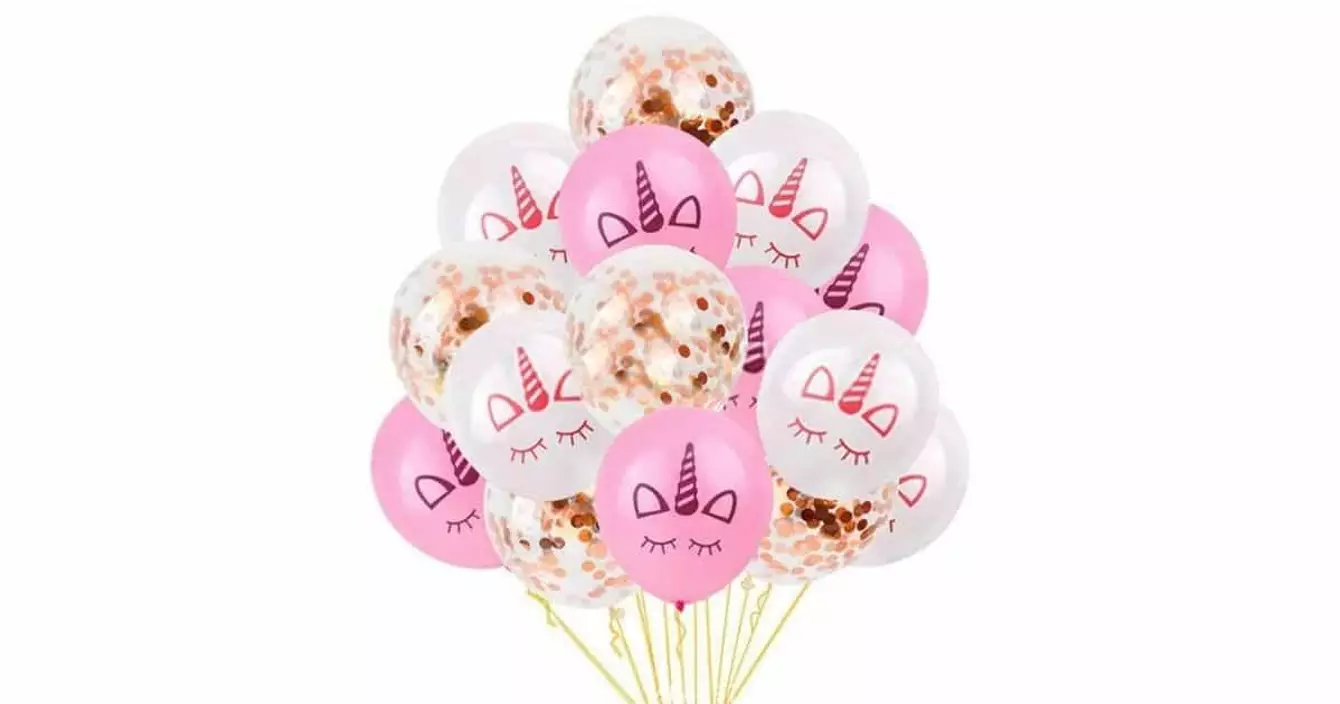 lot-ballon-confettis-licorne