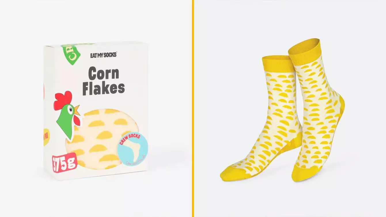 CHAUSETTES-CORN-FLAKES