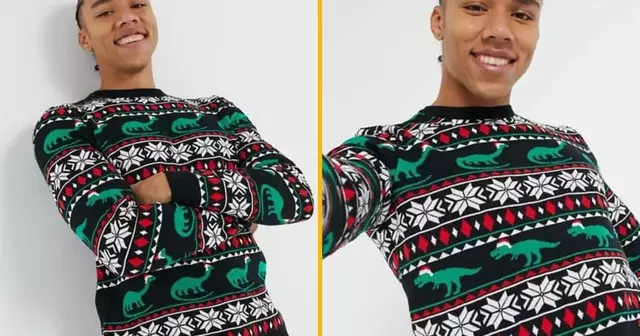 pull-noel-bleu-petits-motifs