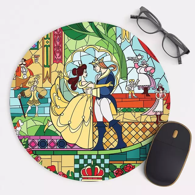 tapis-souris-belle-et-la-bete