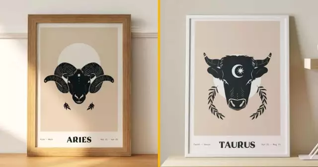 tapisserie-drapeau-imprime-zodiaque