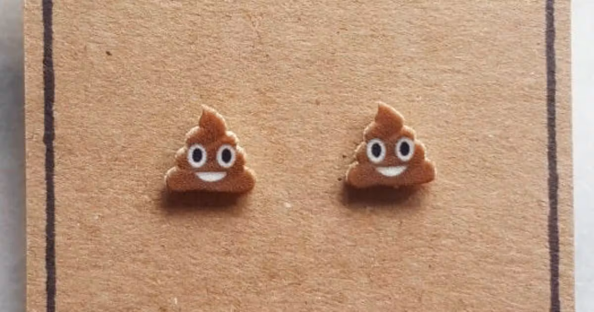 boucle-oreille-emoji-caca