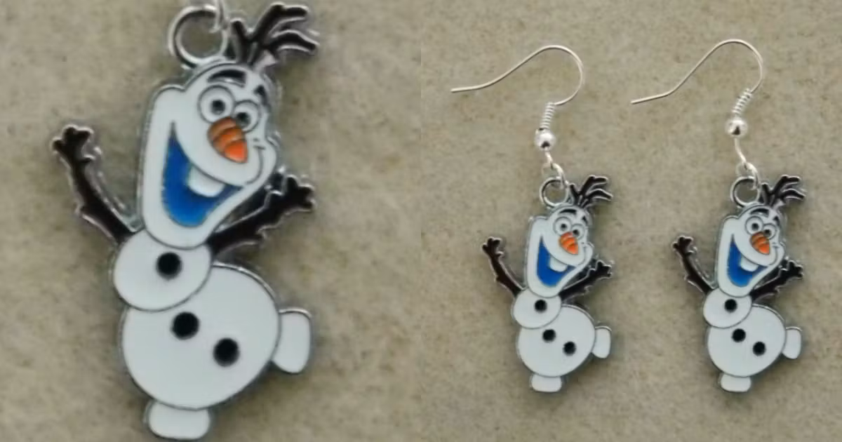 boucle-oreille-olaf-frozen