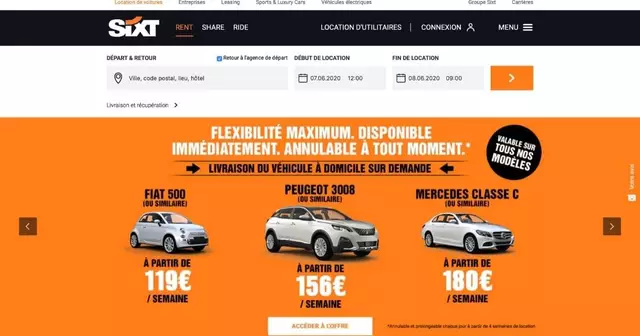 sixt-entreprise-location-voitures