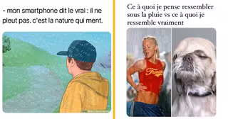 top memes pluie