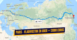 top trajets insolites uber