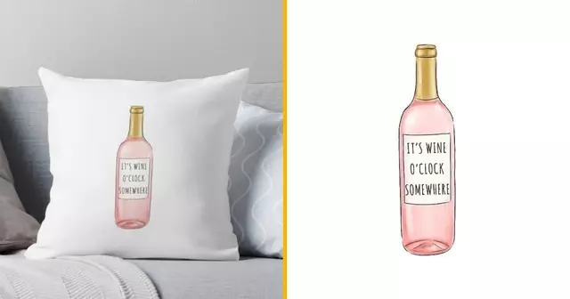 coussin-bouteilles-rose