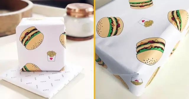 papier-cadeau-motifs-burger-frites