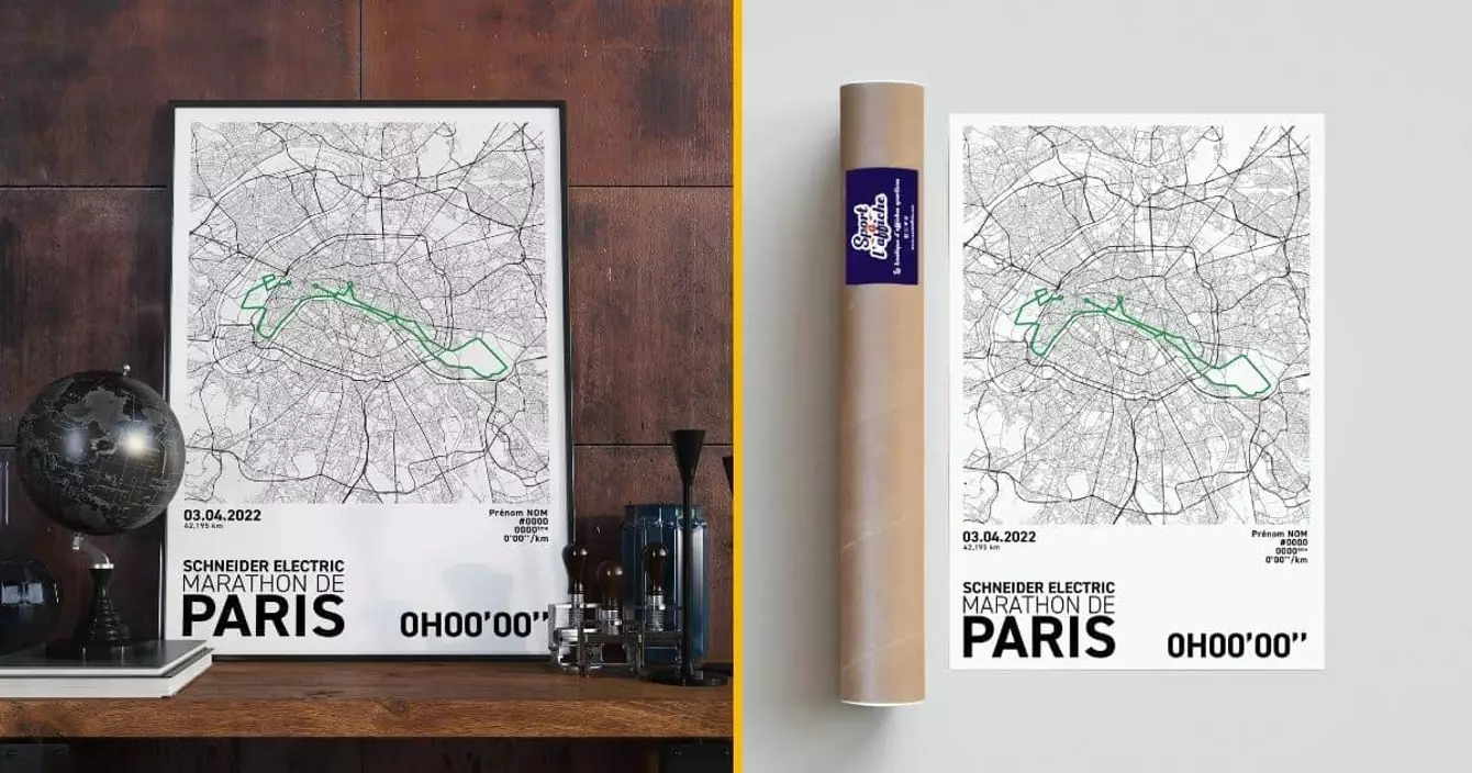 affiche-marathon-paris-personnalisee