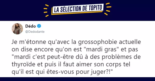 une tweet mardi gras