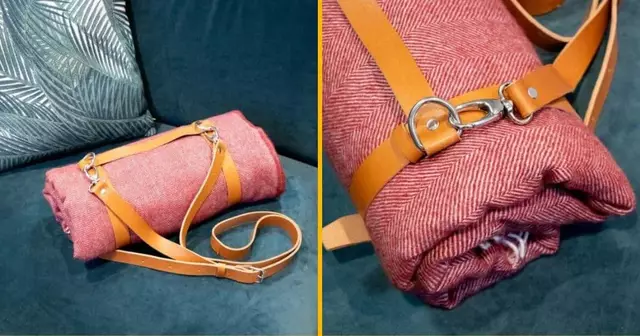 sangle-en-cuir-transporter-serviette-de-plage