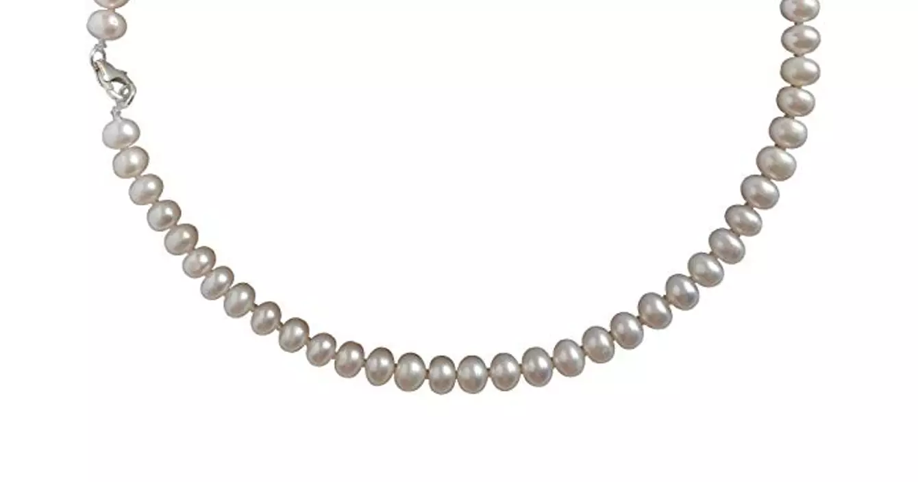 Cadeau pour la megravere et la dame ELAINZ HEART AAAA collier de perles de culture deau douce B07DN17TVY