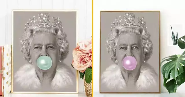 affiche-reine-dangleterre-chewing-gum