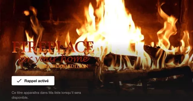 netflix feu cheminee