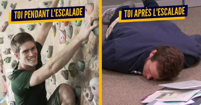 une escalade