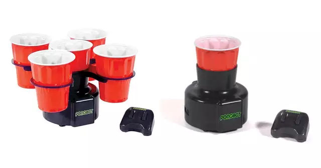 robot beer pong final