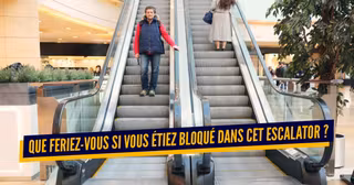 une escalator