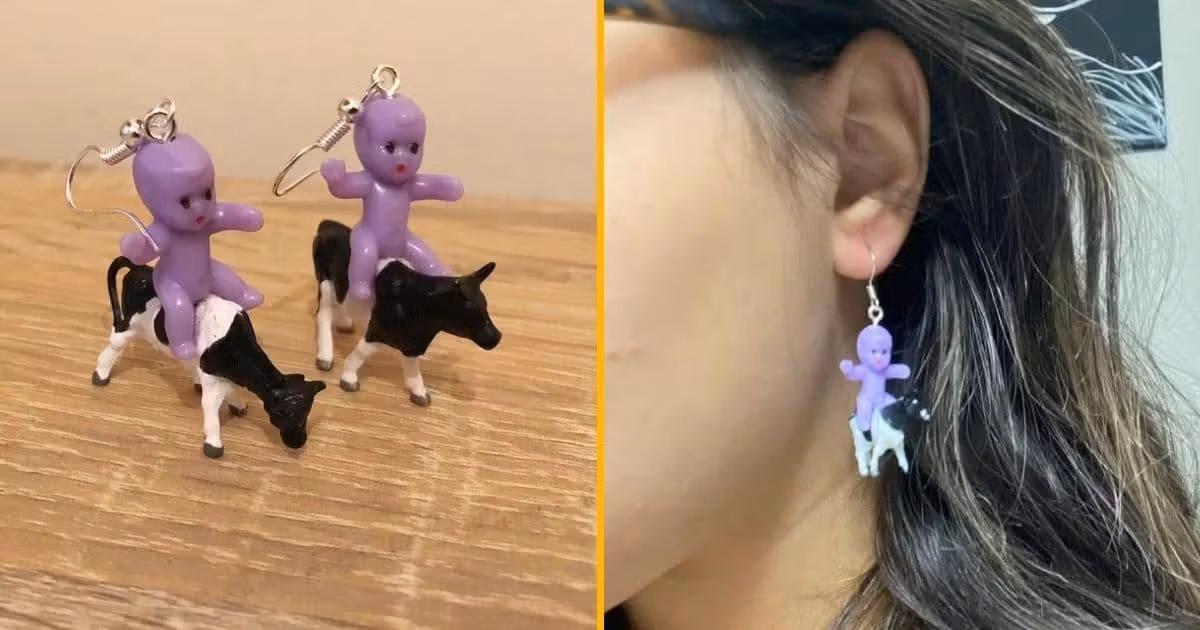 boucles-doreilles-bebes-chevauchent-vache