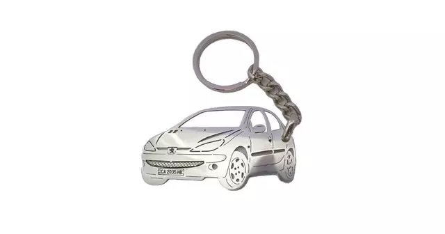 un-porte-cle-peugeot-206