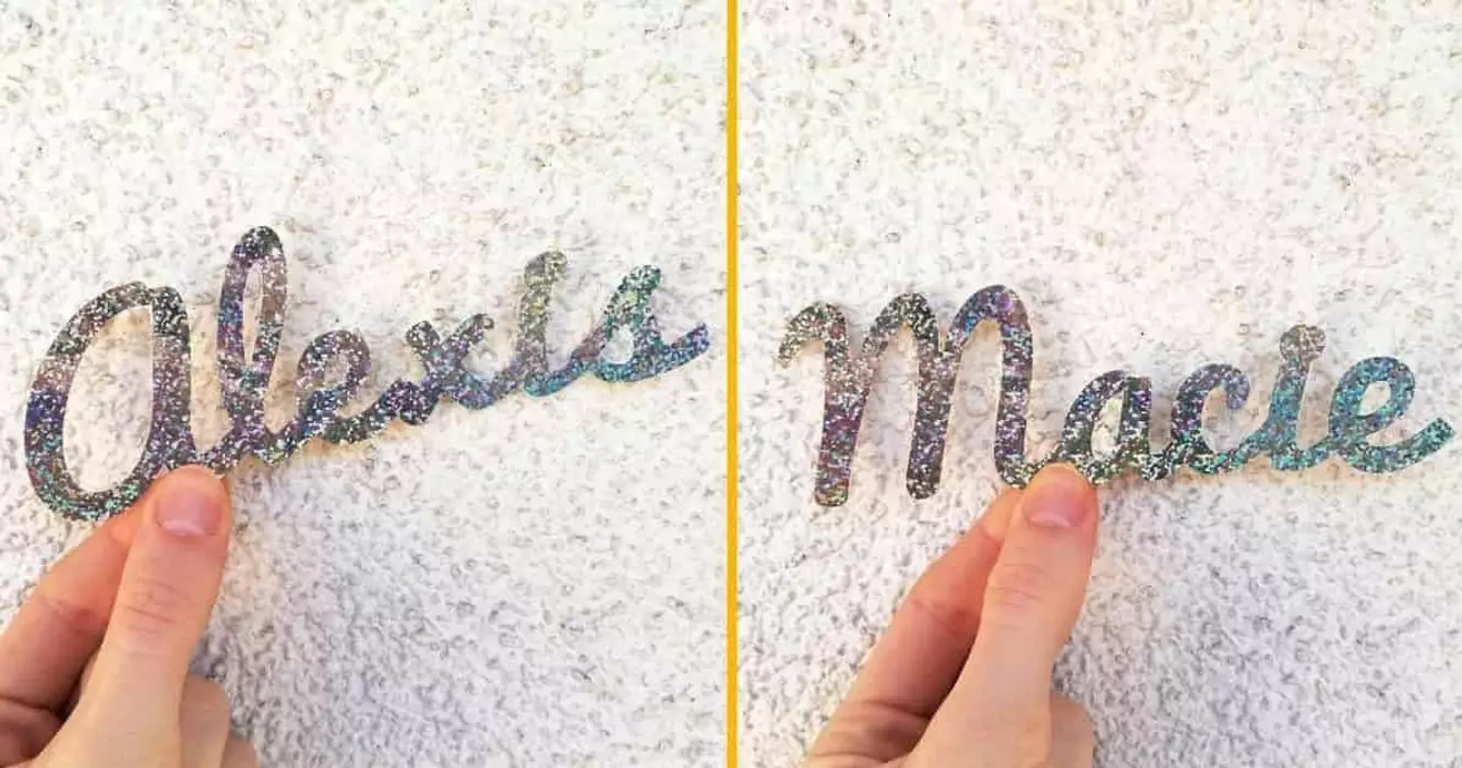 autocollant-personnalise-holographique-paillete