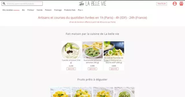 site-livraison-repas-la-belle-vie