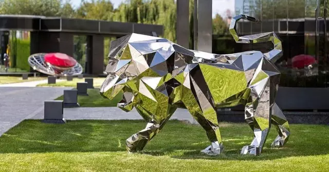 sculptures-animaux-origami-acier