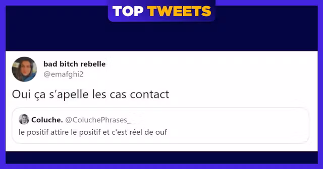 une-top-tweets-cas-contact