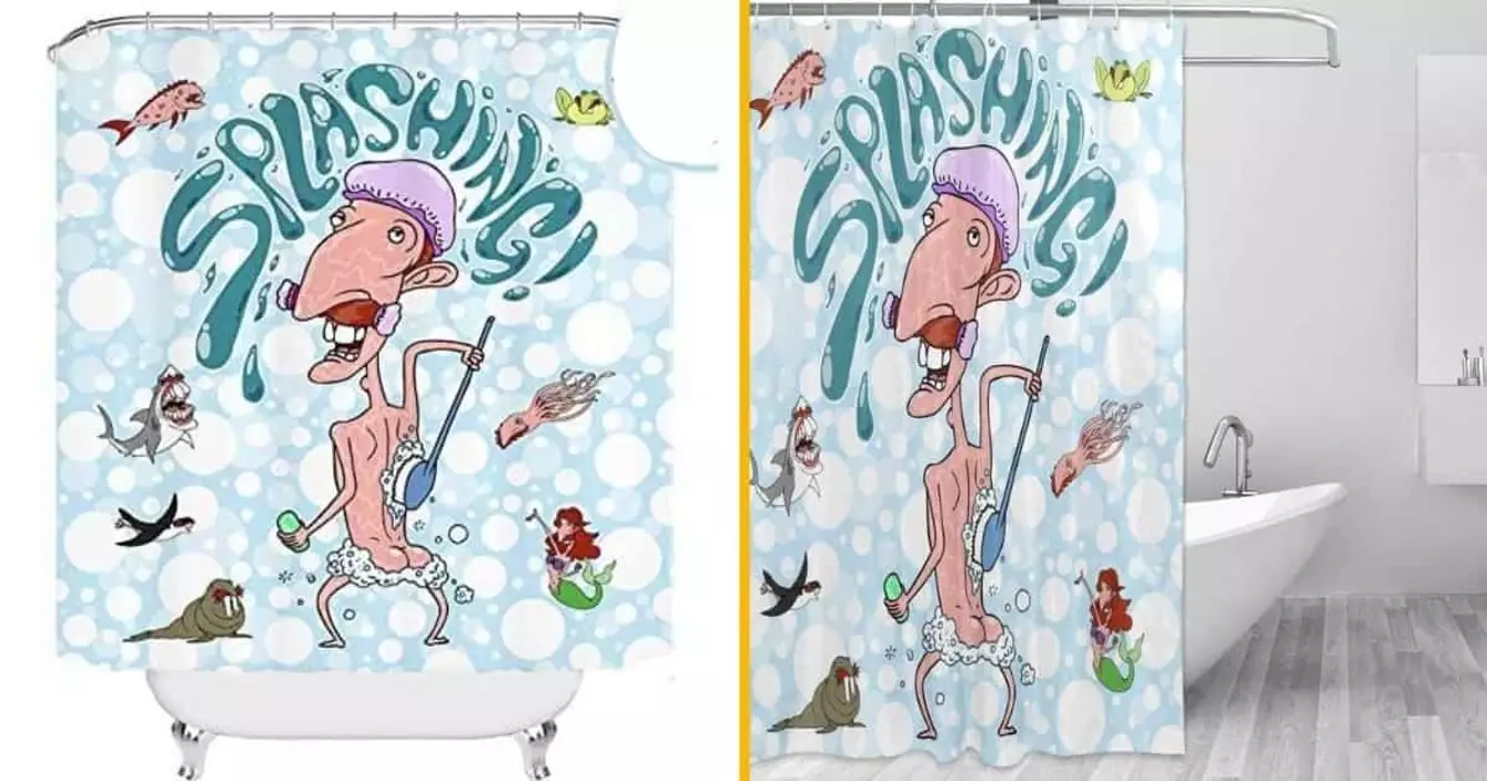 rideau-douche-nigel-delajungle-papa-dessin-anime