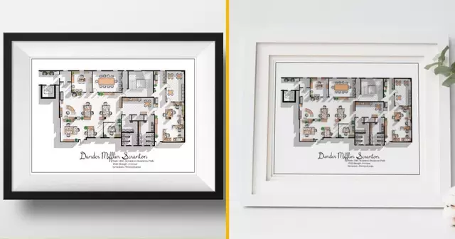 cadre-plan-bureau-the-office