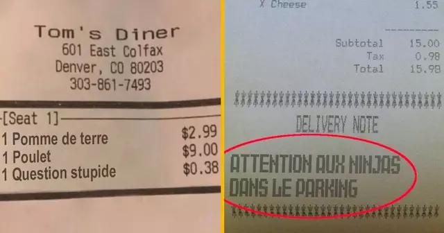 top ticket de caisse