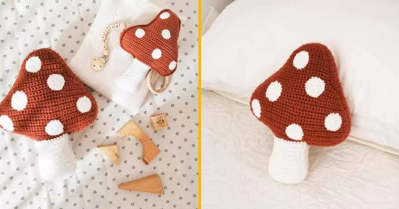 coussin-champignon-laine