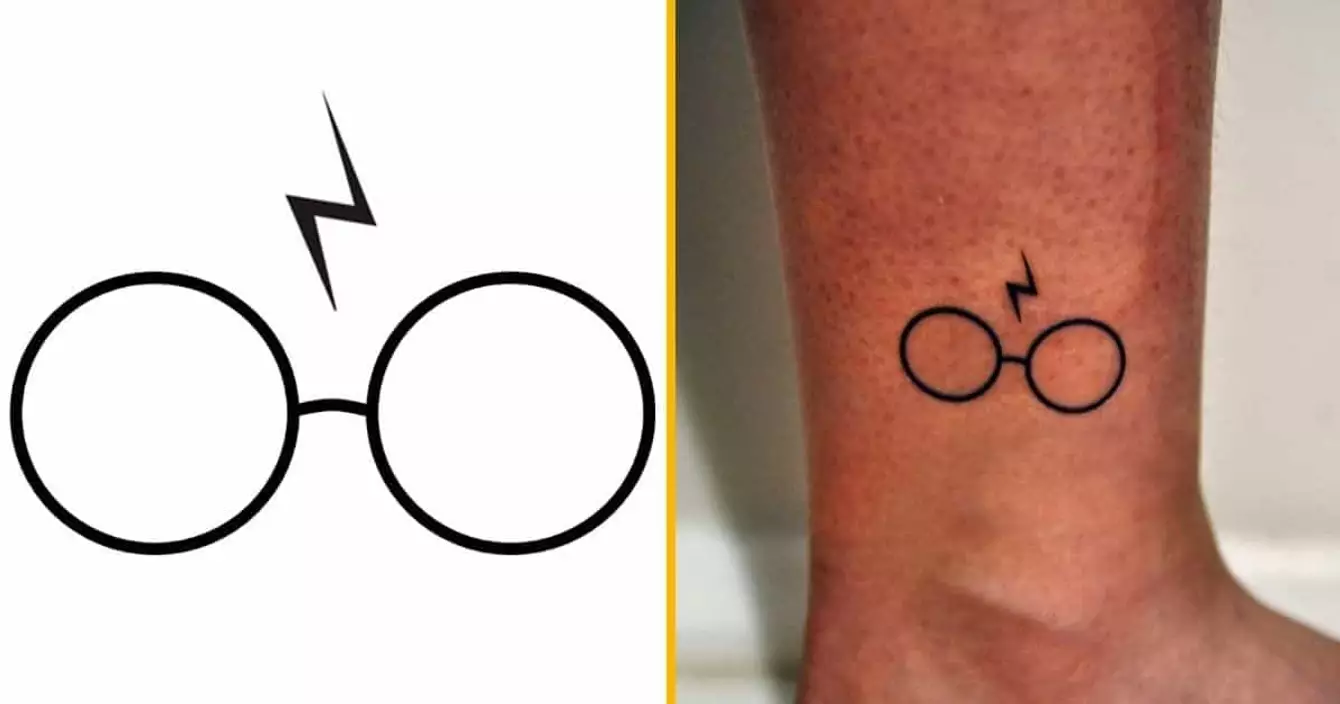 tatouage-lunettes-cicatrices-harry-potter