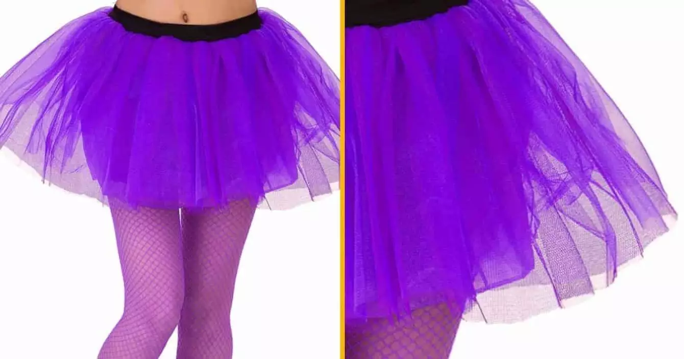 tutu-tule-violet-fluo