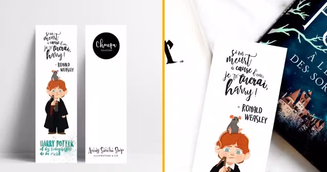 marque-page-ron-weasley