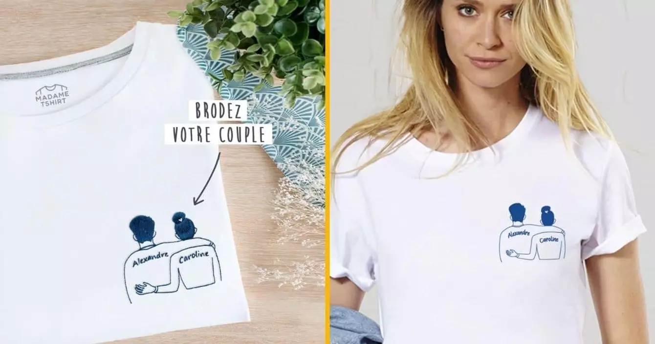 t-shirt-brode-personnaliser-couple