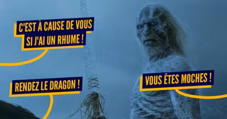 une phrase marcheur blanc