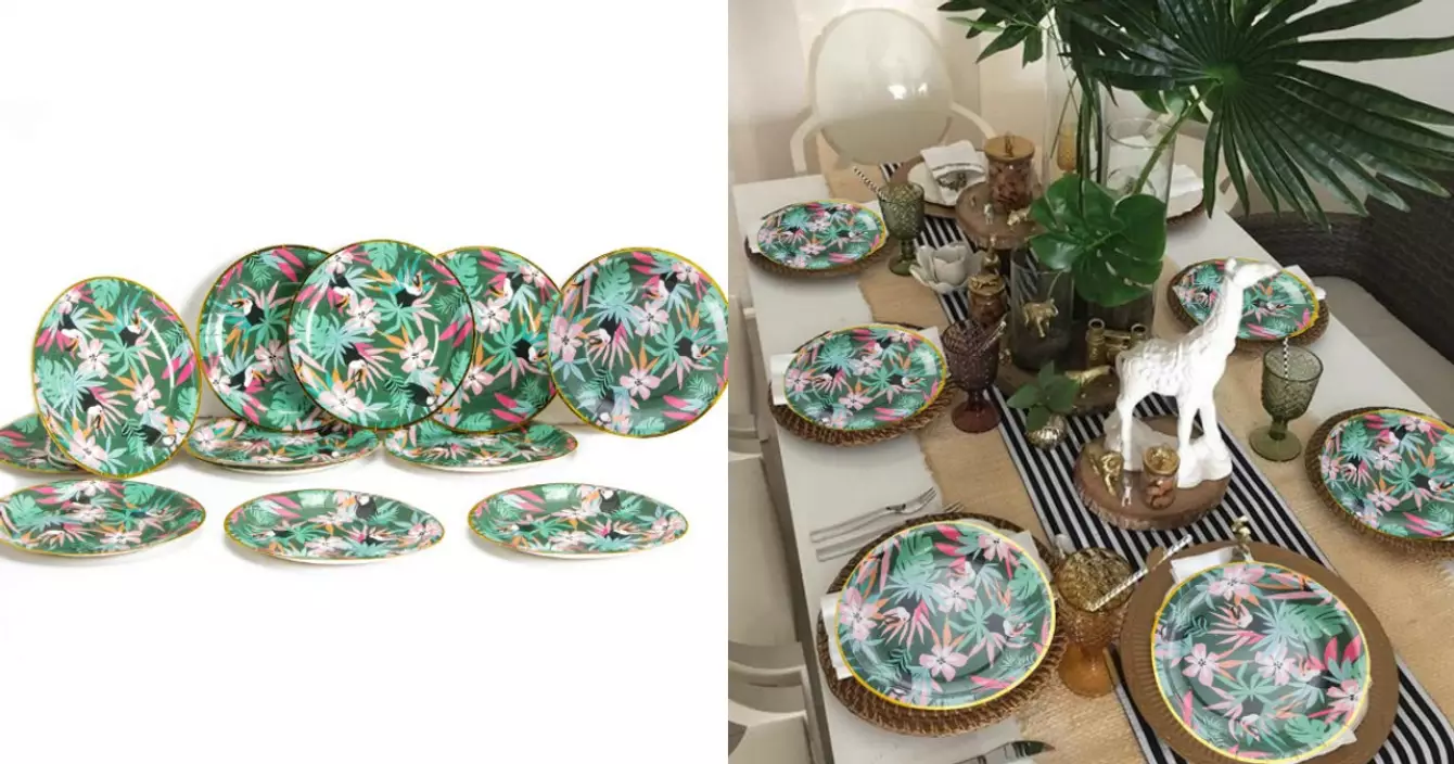 assiettes-jetables-motif-jungle