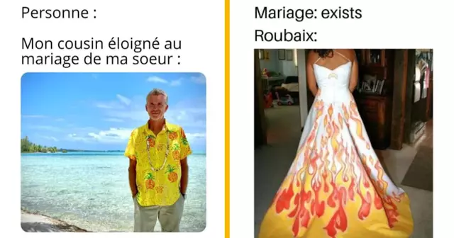 top memes mariage