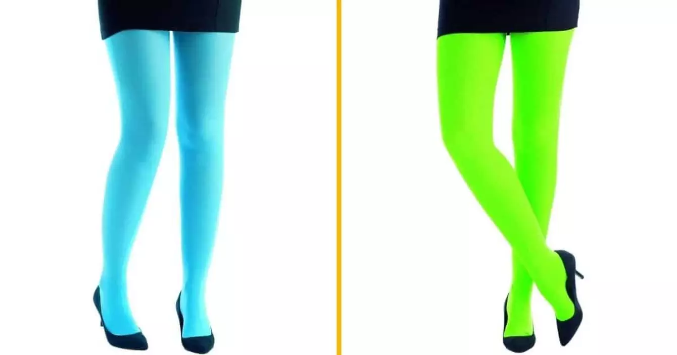 paire-collant-opaque-fluo