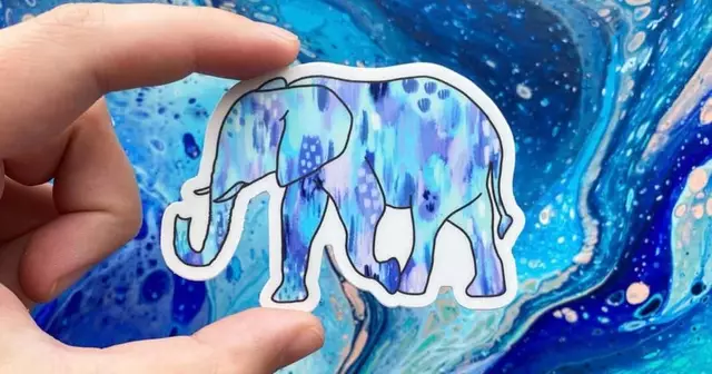 autocollant-elephant