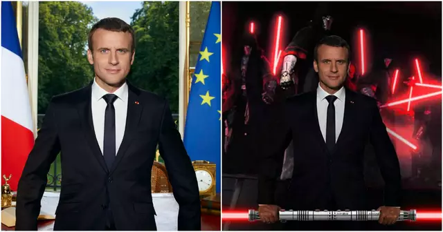 top photo macron