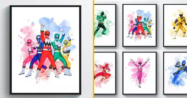 aquarelle-power-ranger