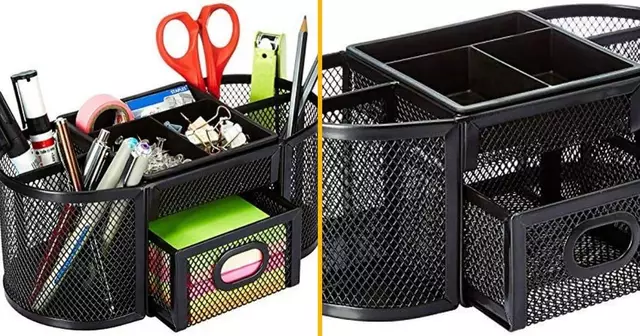 organisateur-bureau-metal-grillage