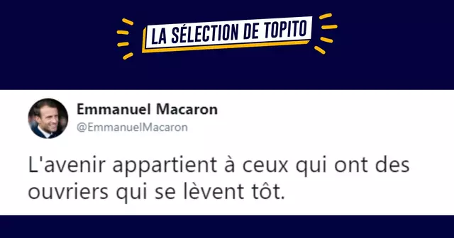 une tweet macron