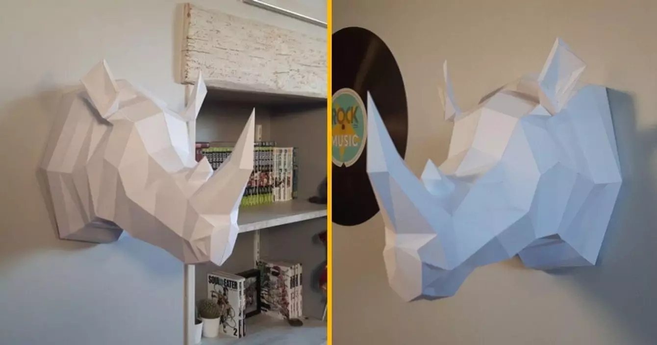 decoration-murale-rhinoceros-papier