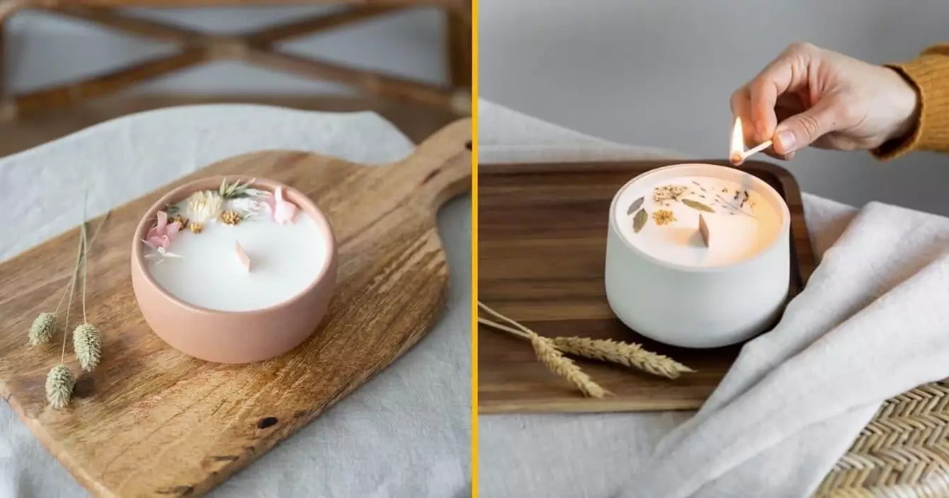 bougie-botanique-fleurs